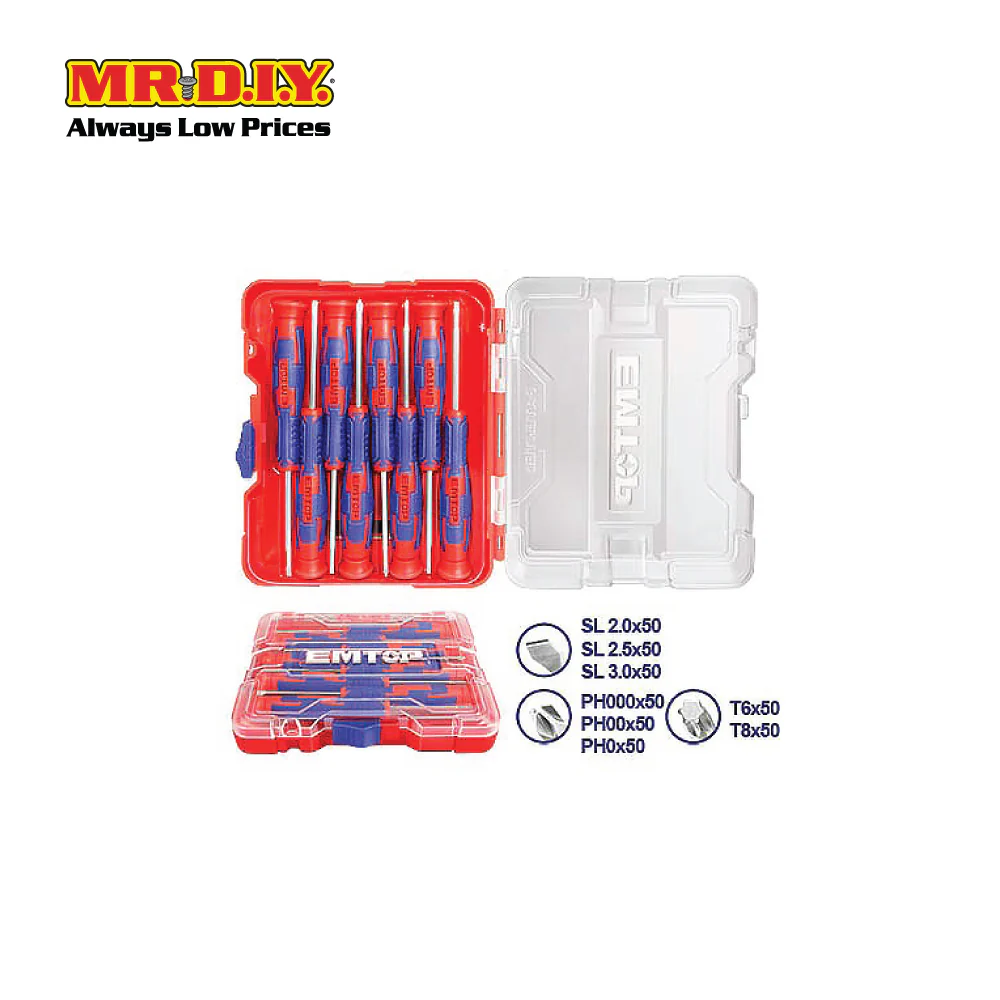 [PRE-ORDER] EMTOP 8 Pcs Precision Screwdriver Set ESSTP0802 - Image 3