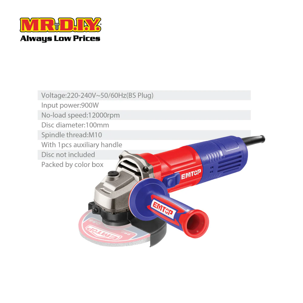 EMTOP Angle Grinder EAGR09041-3 - Image 6