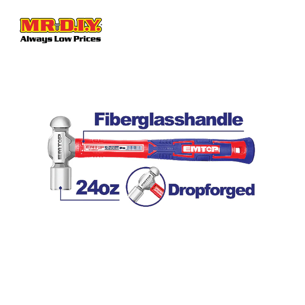[PRE-ORDER] EMTOP Ball Pein Hammer EHAMBH2401 - Image 3