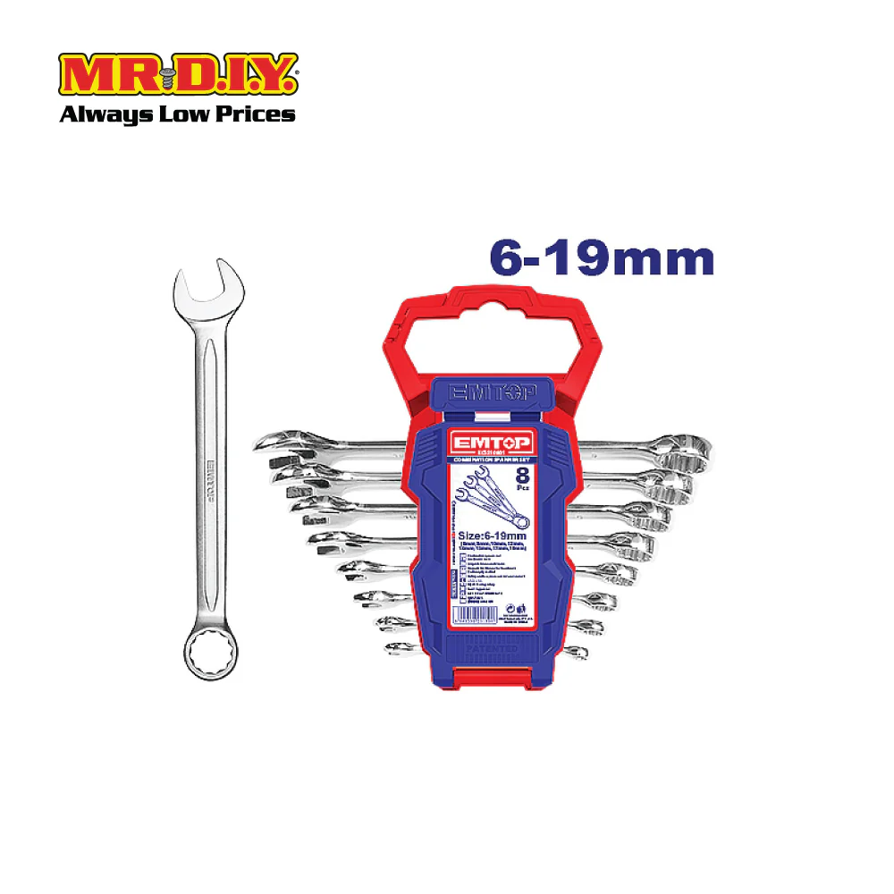 [PRE-ORDER] EMTOP Combination Spanner Set ECSS10801 - Image 3