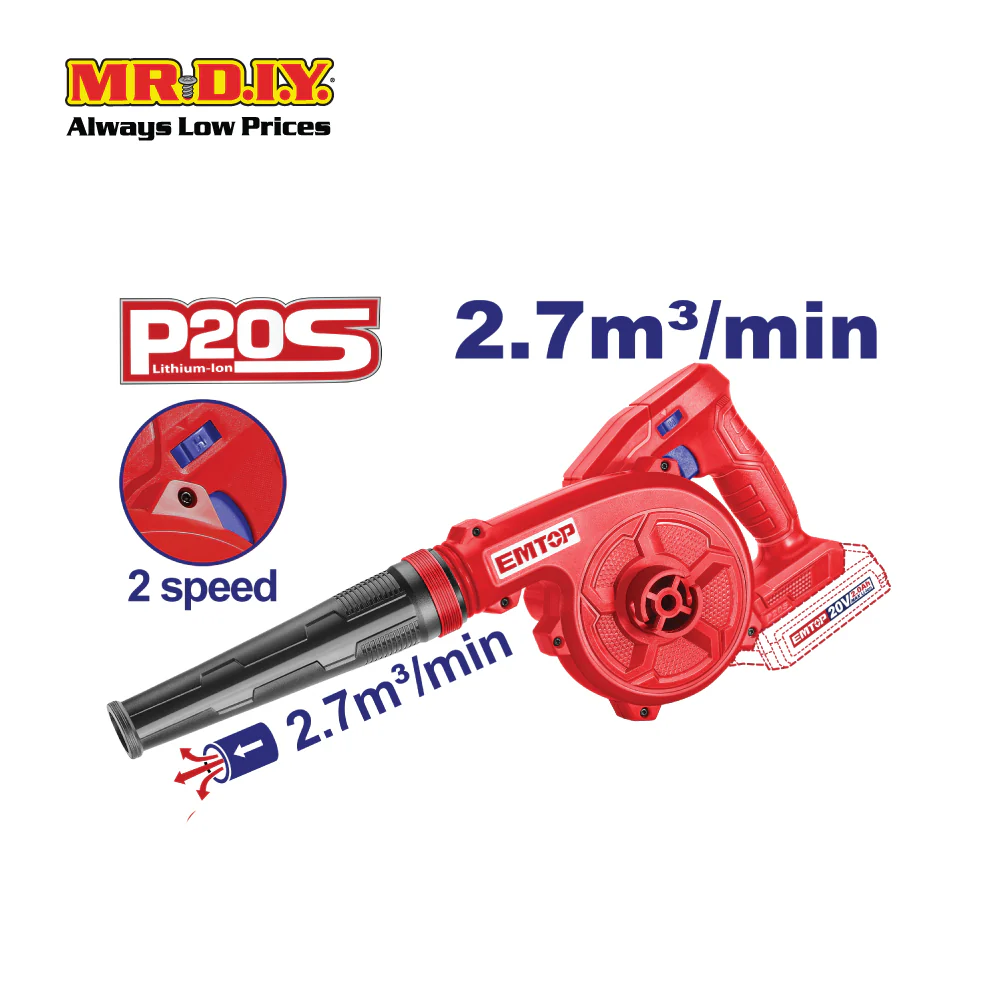 EMTOP Cordless Blower ELAB200581-3 - Image 3