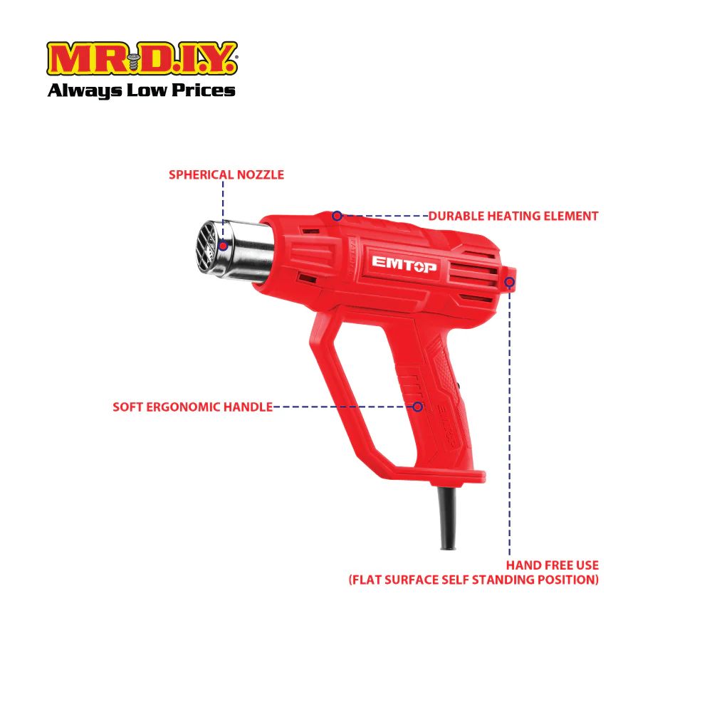 EMTOP Heat Gun EHGN200023 - Image 6