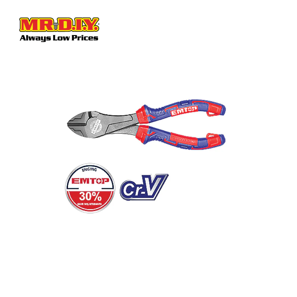 [PRE-ORDER] EMTOP High Leverage Heavy-Duty Diagonal Cutting Pliers EPLRHD0721 - Image 3