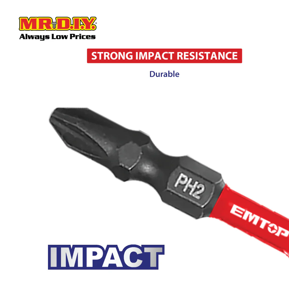 EMTOP Impact screwdriver bits  - ESBTMPH233 - Image 3