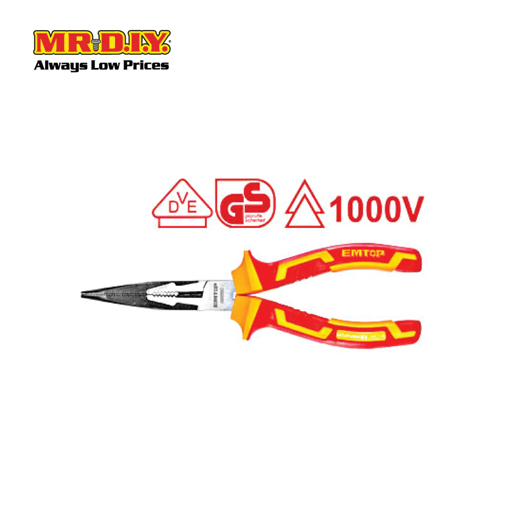 [PRE-ORDER] EMTOP Insulated Bent Nose Pliers EPLRB0831 - Image 3