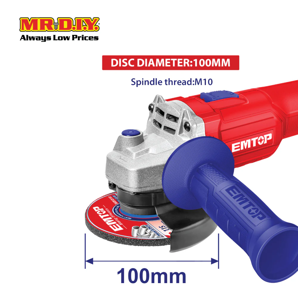 EMTOP Lithium-Ion Angle Grinder ELAG201072-3 - Image 5