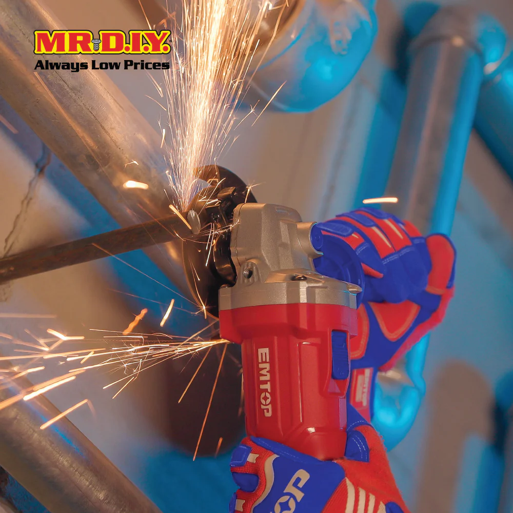 EMTOP Lithium-Ion Angle Grinder ELAG201072-3 - Image 8