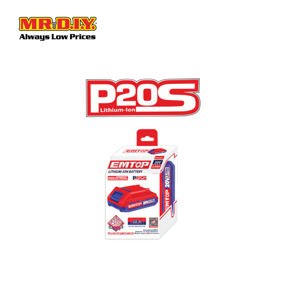 EMTOP Lithium-Ion Battery Pack 2.0Ah EBPK20011 - Image 2