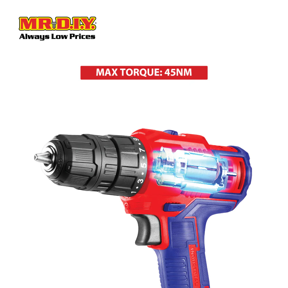 EMTOP Lithium-Ion Cordless Drill 45Nm - ECDL620011-3 - Image 4