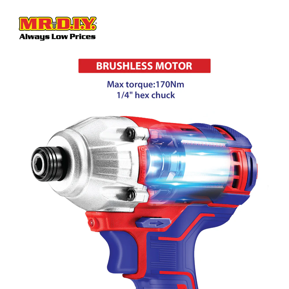 EMTOP Lithium-Ion Impact Driver ECDLIR2017-3 - Image 4