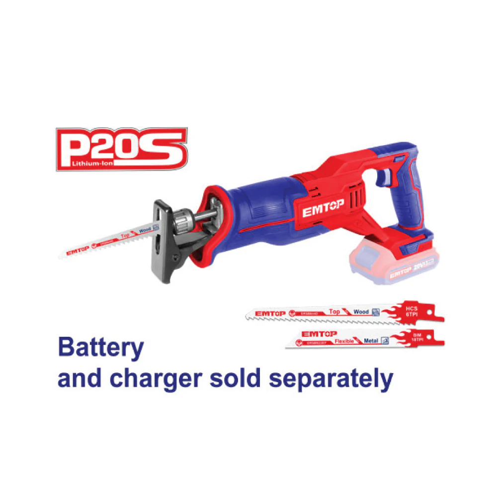EMTOP Lithium-Ion Reciprocating Saw ELRS201152 - Image 2