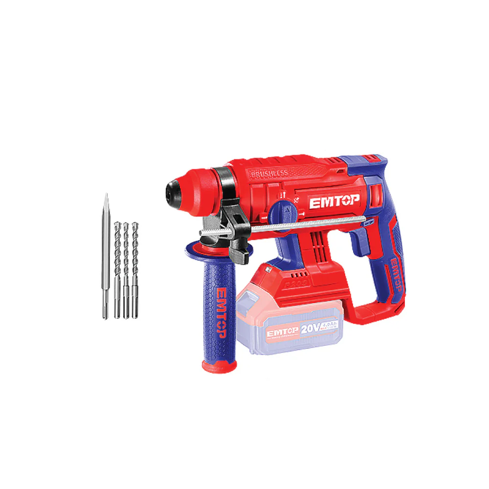 [PRE-ORDER] EMTOP Lithium-Ion Rotary Hammer ELRH202201 - Image 2