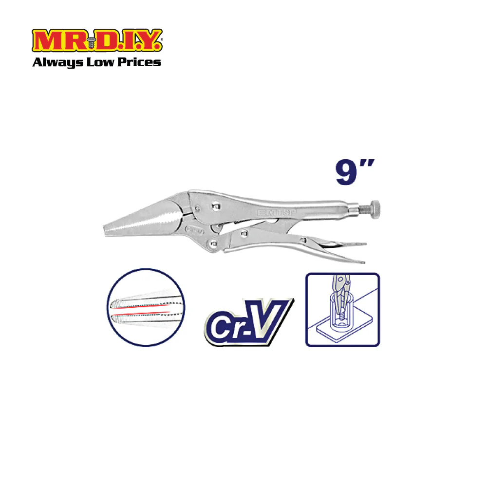 [PRE-ORDER] EMTOP Long Nose Locking Plier ELPRLN0901 - Image 3