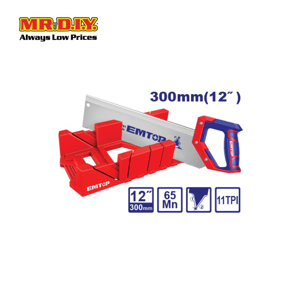 [PRE-ORDER] EMTOP Mitre Box And Back Saw Set EHASMB3001 - Image 3