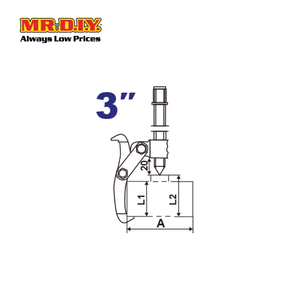 [PRE-ORDER] EMTOP Three Jaws Puller EGPR08033 - Image 3