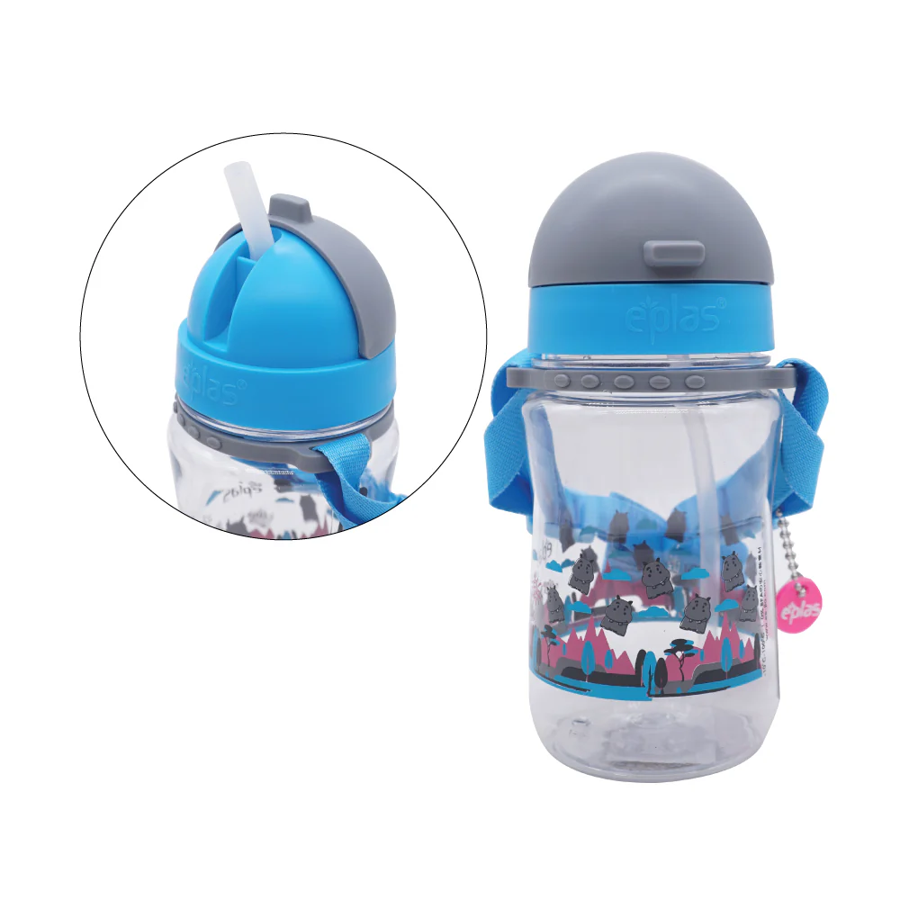 EPLAS BPA Free Drinking Kids Water Drinking Portable Bottle 380ML - Image 5