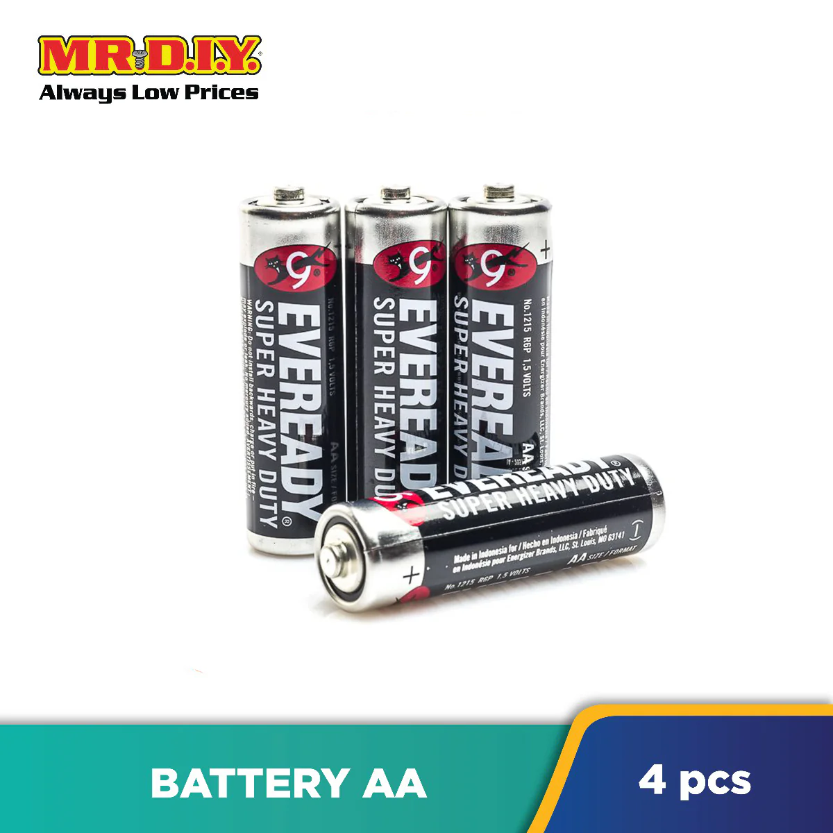 EVEREADY Super Heavy Duty Battery AA (4pcs) - Image 3