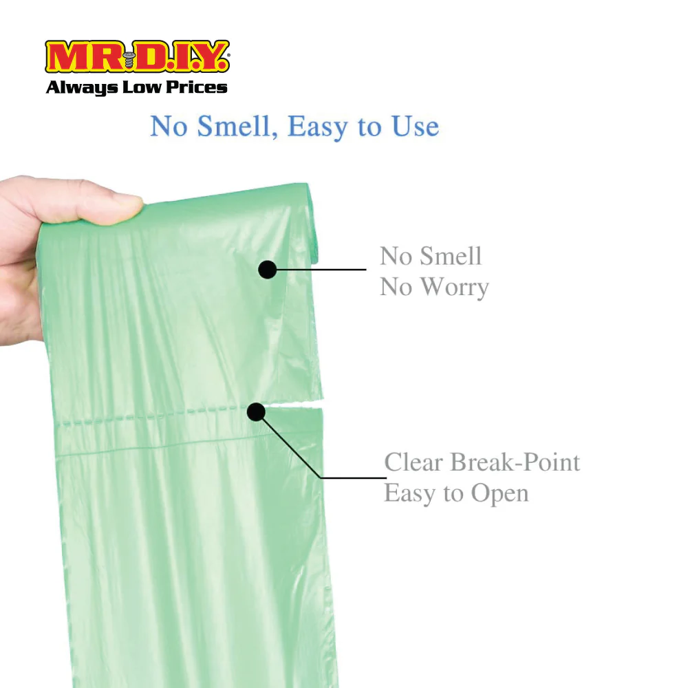 EVERYDAY Oxo-Biodegradable Single Handle Garbage Bag Lemongrass (18bags) - Image 6