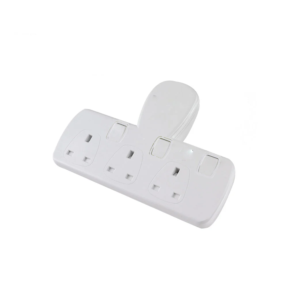 HOYO Extension Compact Wall Adapter 3-Pin Socket 3 Gang 8183 2500W With SIRIM - Image 3