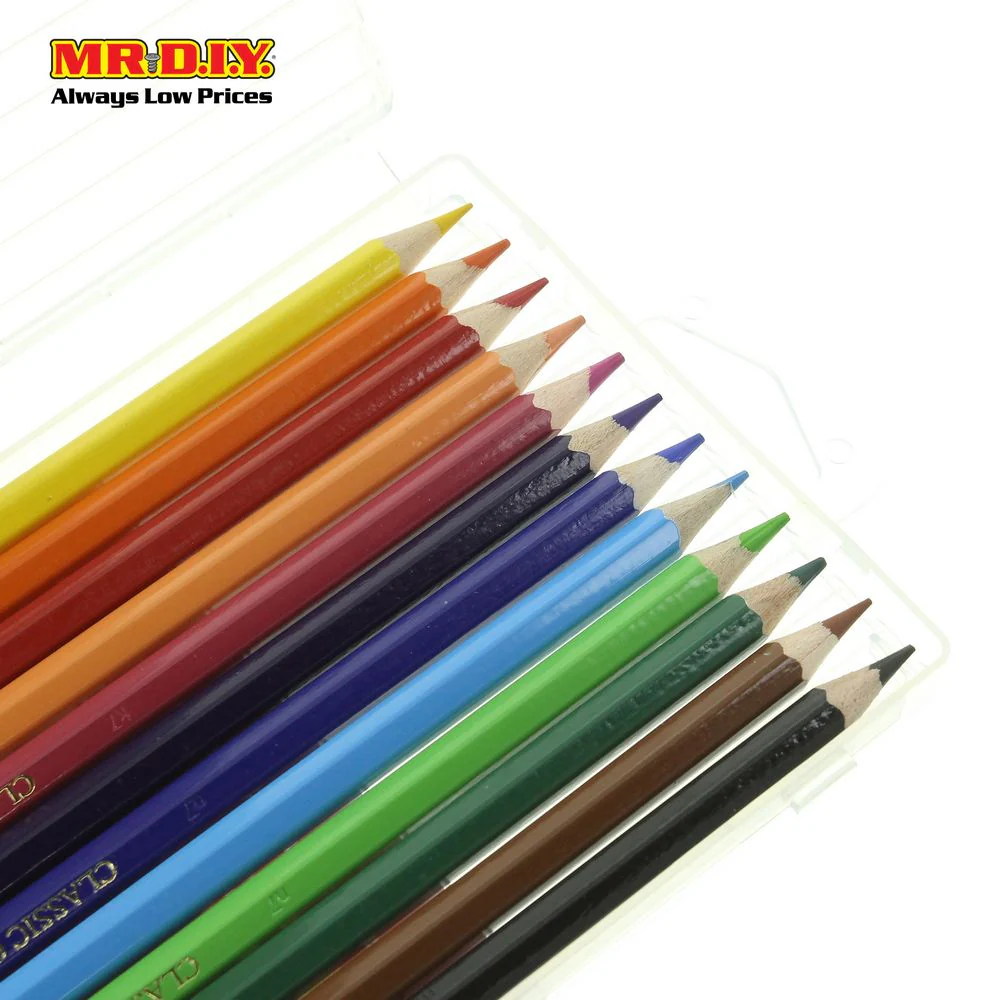 FABER CASTELL 12 Classic Colour Pencils - Image 2