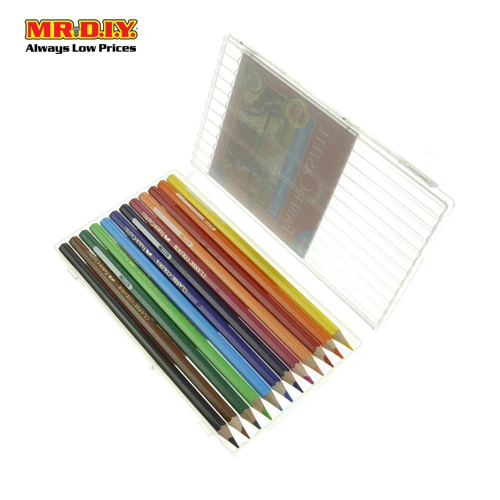 FABER CASTELL 12 Classic Colour Pencils - Image 3