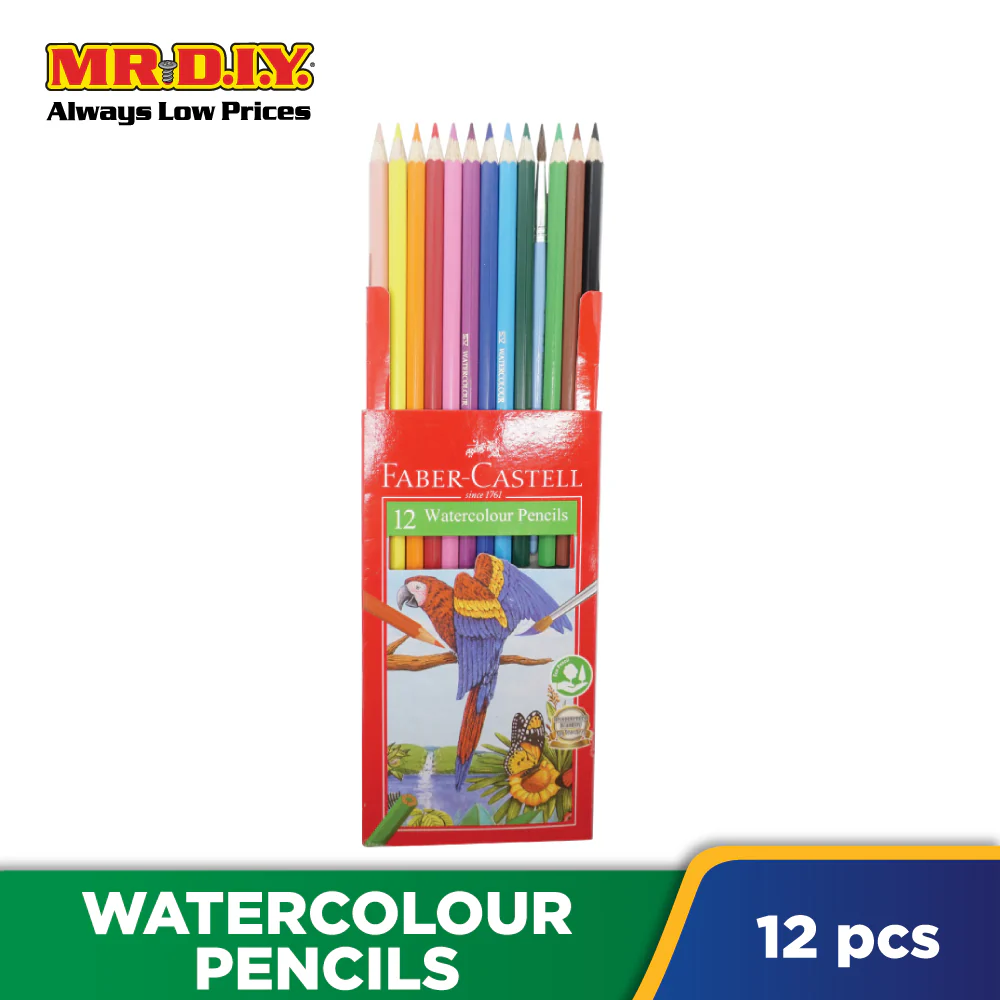 FABER-CASTELL 12 Watercolour Pencils - Image 2