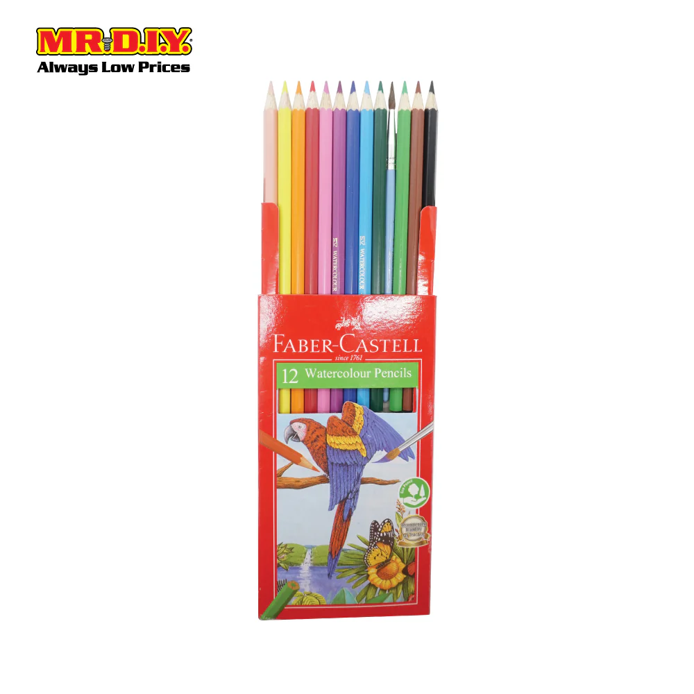 FABER-CASTELL 12 Watercolour Pencils - Image 4