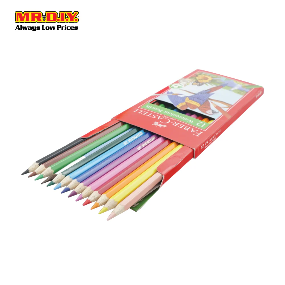 FABER-CASTELL 12 Watercolour Pencils - Image 5