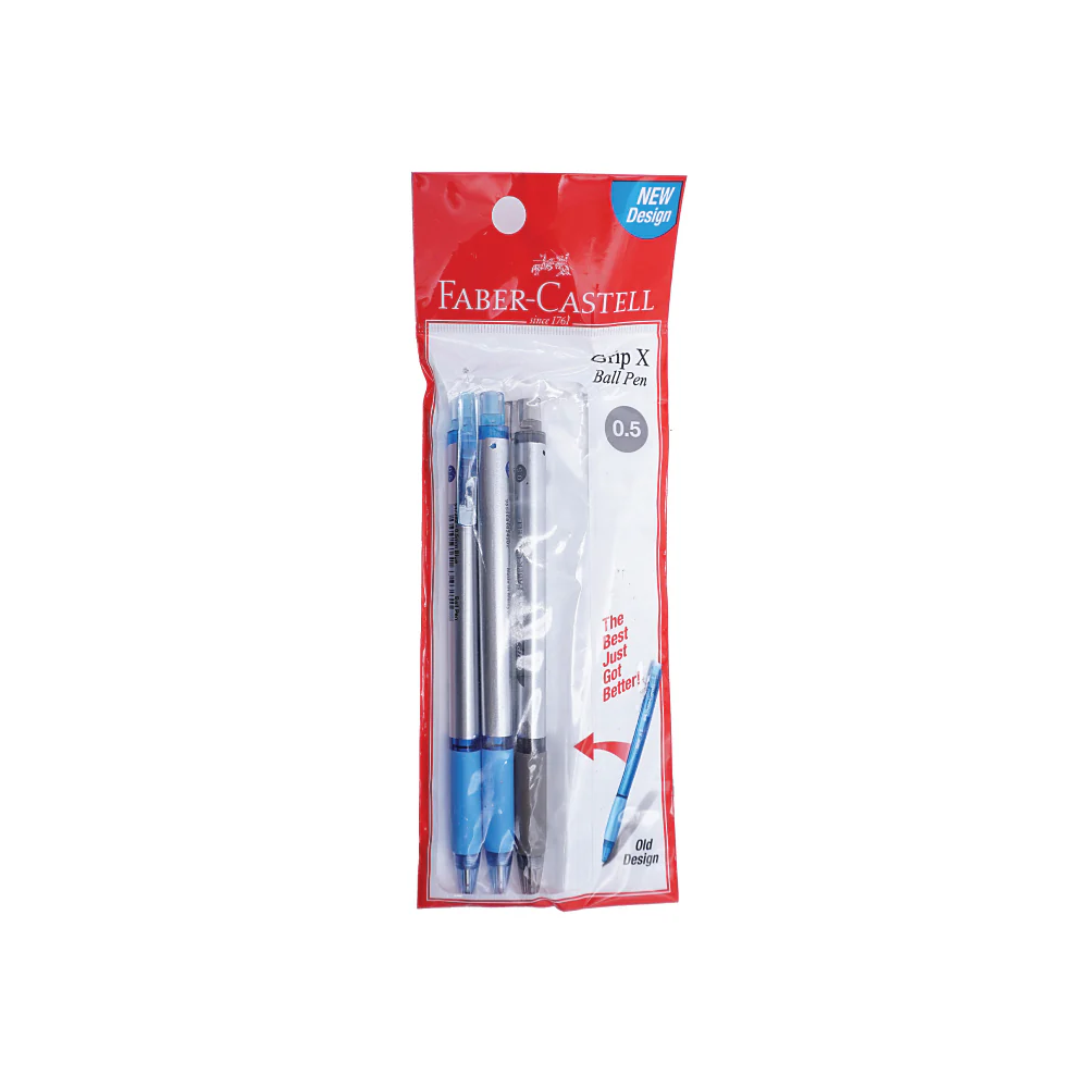 FABER-CASTELL Double Colour Grip X5 Ball Pen 0.5mm (3pcs) - Image 4