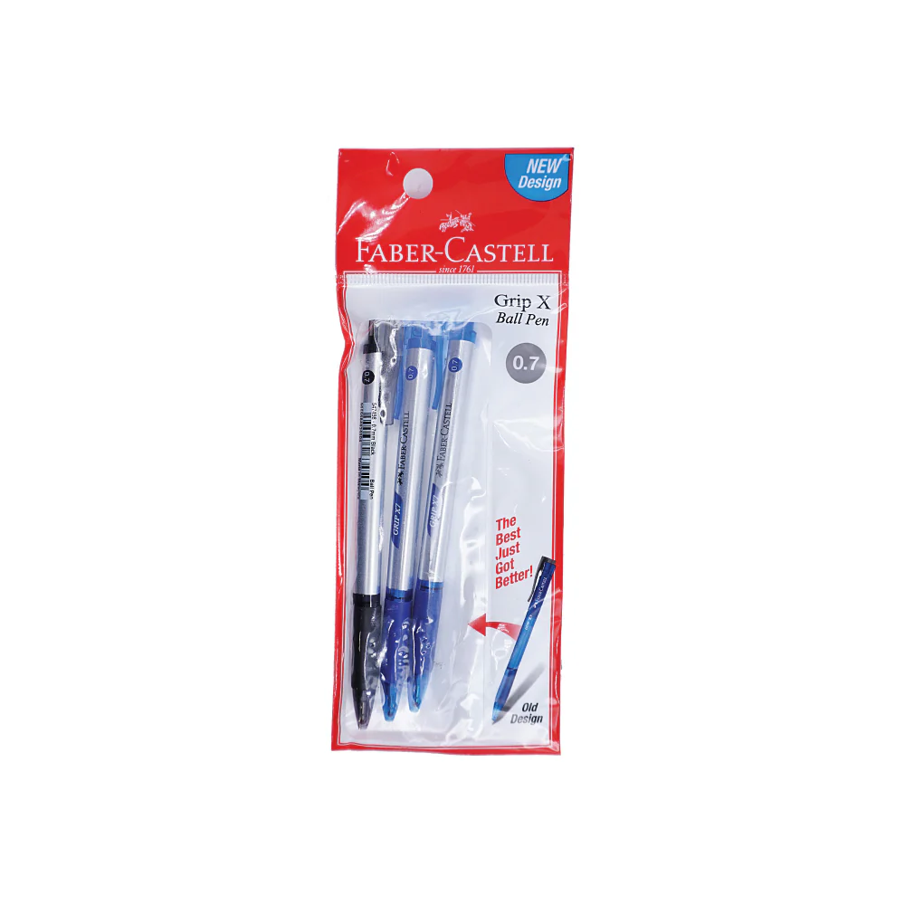 (MR.DIY) Faber Caster Double Colour Grip X7 Ball Pen 0.7mm (3pcs) - Image 4