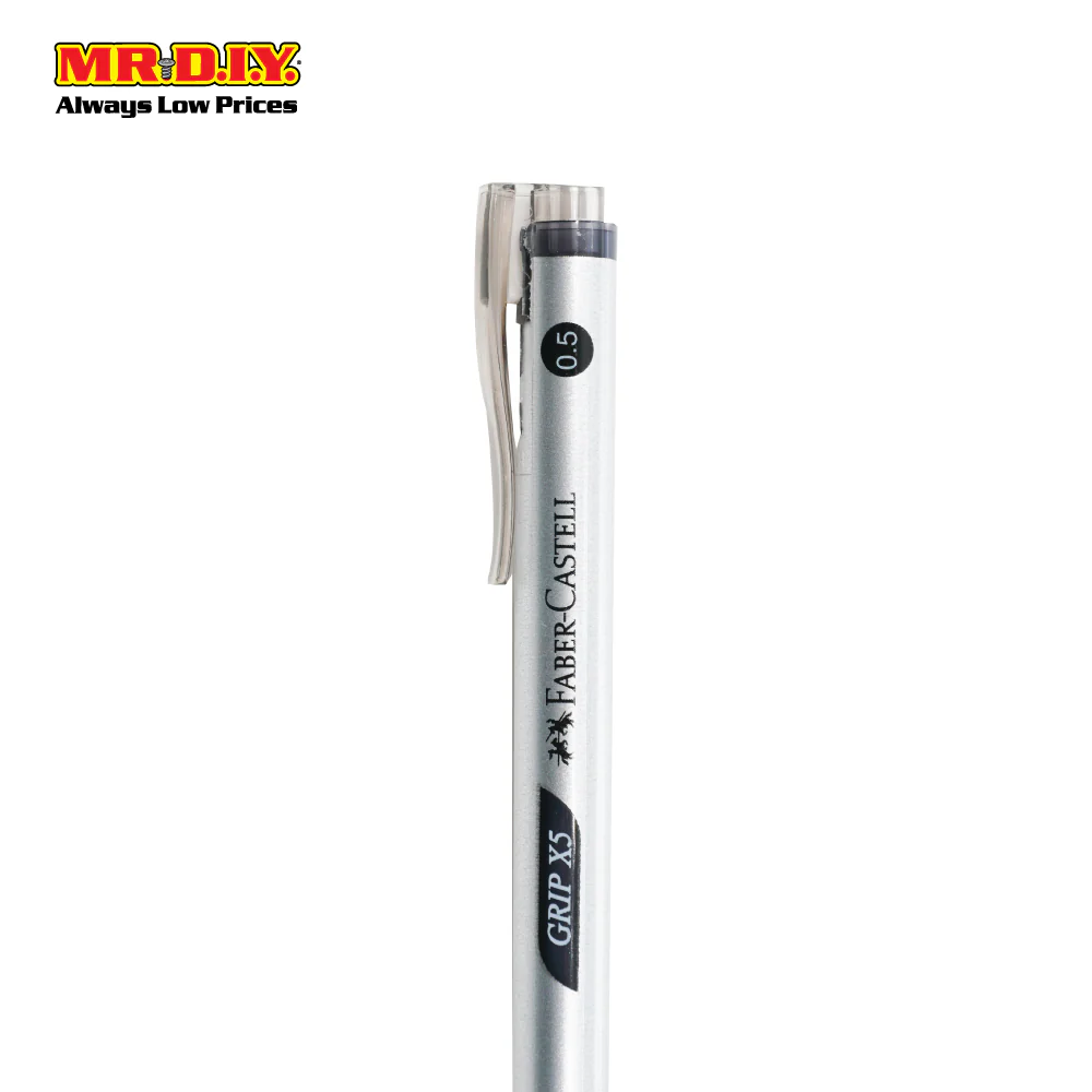 (MR.DIY) Faber Caster Grip X Ball Pen Black 0.5mm (3pcs) - Image 3