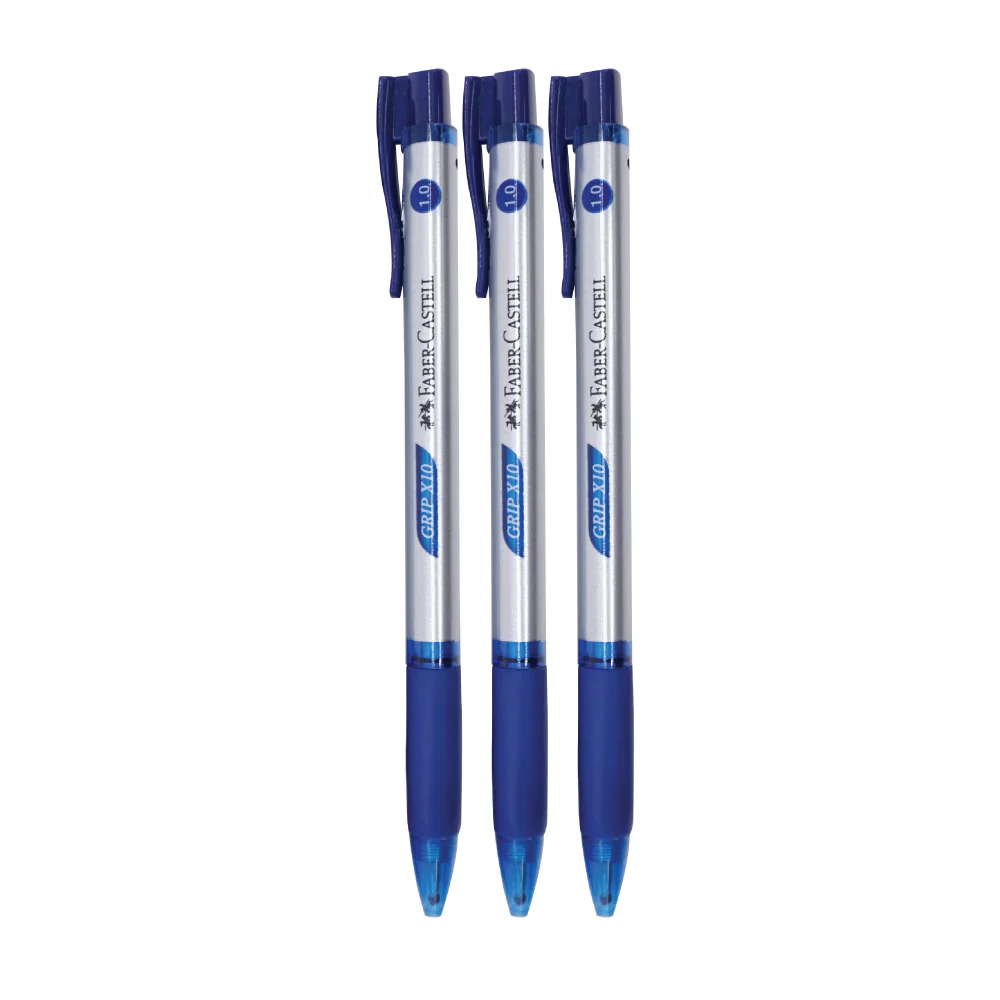 (MR.DIY) Faber Caster Grip X10 1.0mm Blue (3 pcs) - Image 4