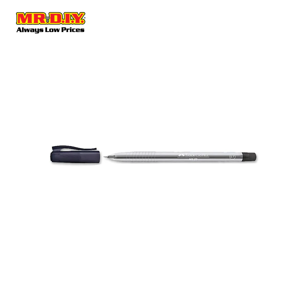 (MR.DIY) Faber Caster NX 23 Ballpoint Pen - Black 0.7mm (4pcs) - Image 3