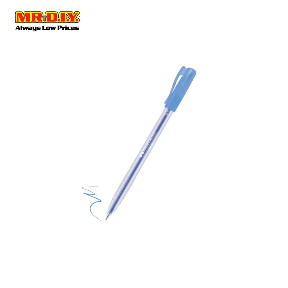 (MR.DIY) Faber Caster NX 23 Ballpoint Pen - Blue 0.5mm (4pcs) - Image 2