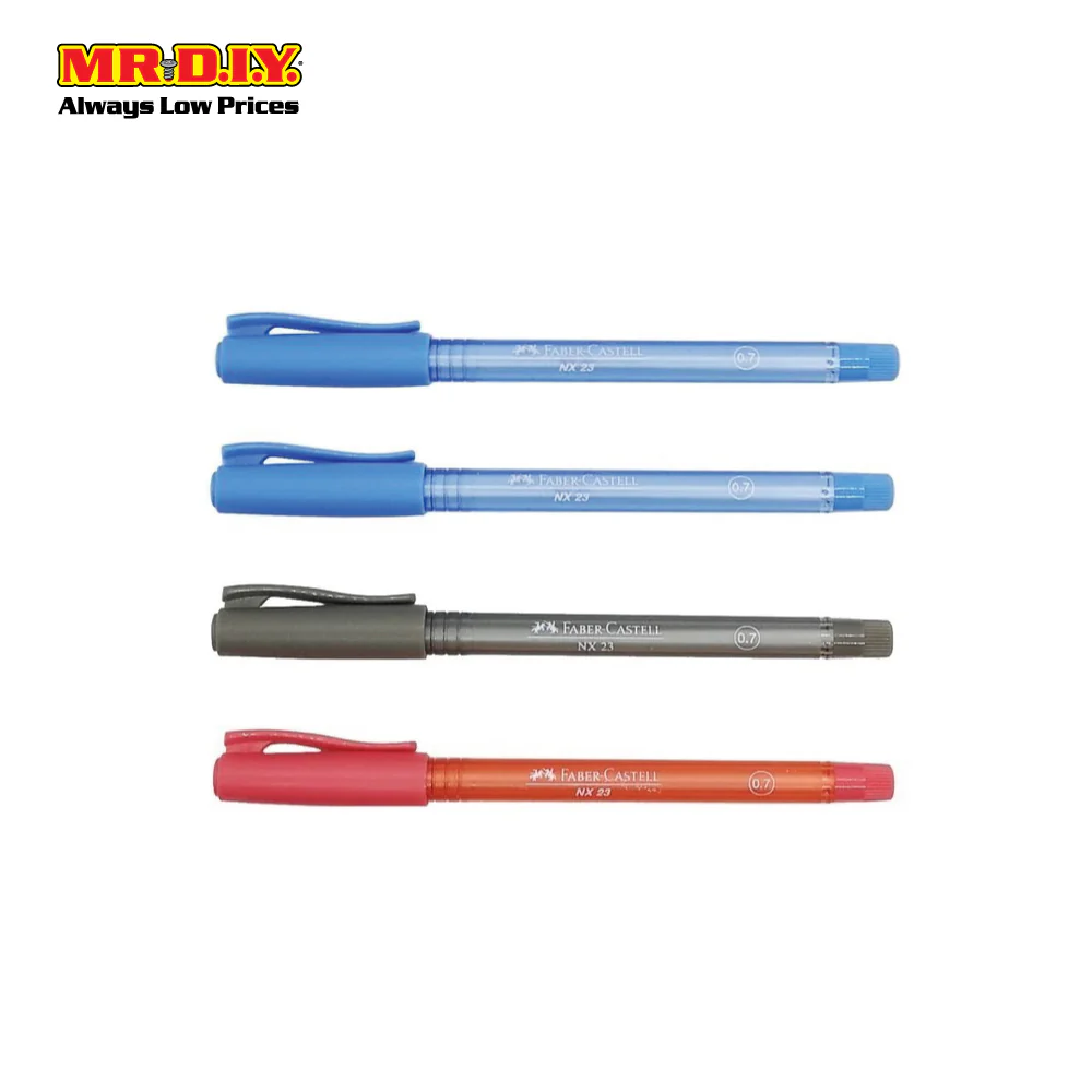 (MR.DIY) Faber Caster NX23 Ball Pen 0.7mm (Mix) - Image 3