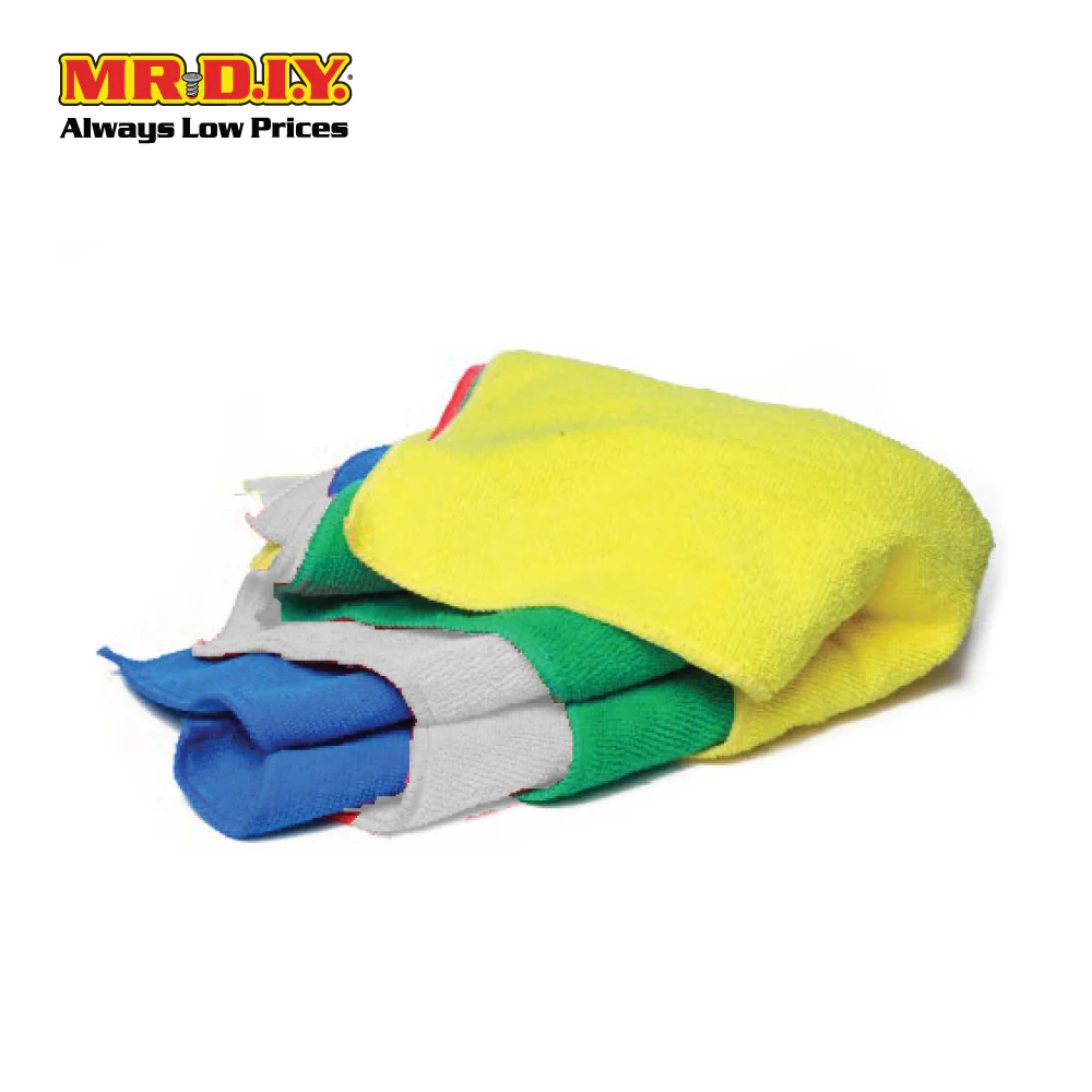 FIRSD Multi-use Cleaning Coral Fabric Cloth 5pcs (35cm X 35cm) - Image 3