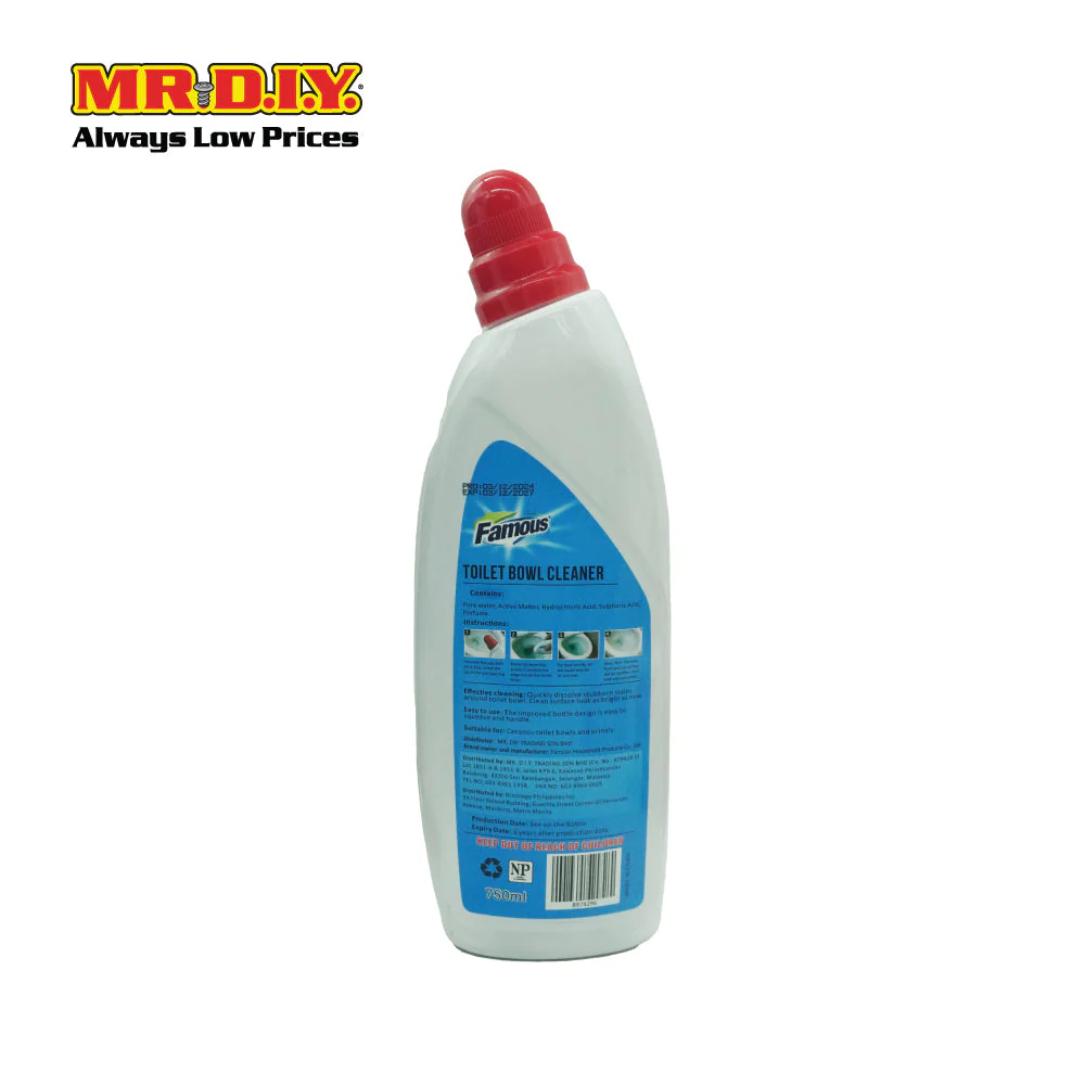 FAMOUS Dual Power Toilet Bowl Cleaner (750ml) - Image 2
