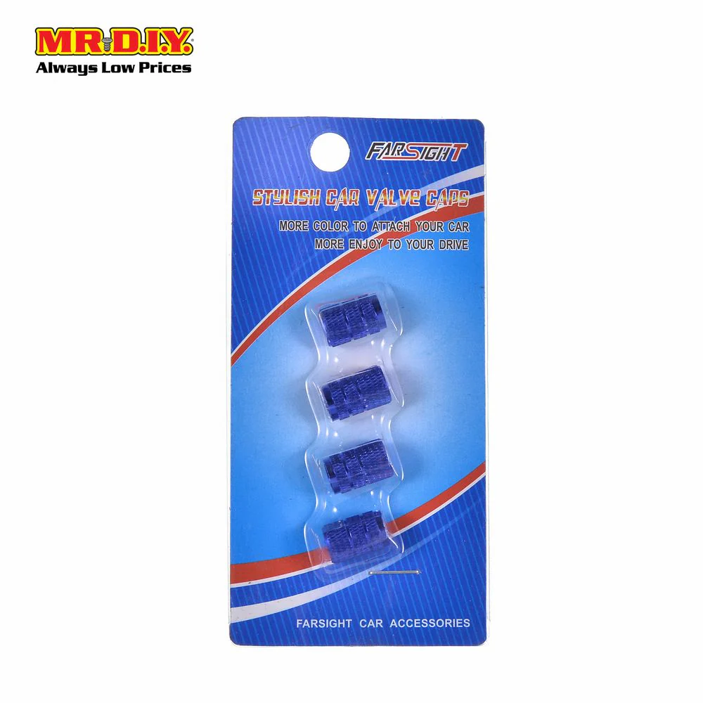 FARSIGHT Stainless Steel Car Tyre's Valves Air Caps (4pcs) - Image 2
