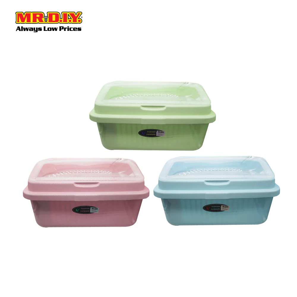 Fashion Cupboard Plastic Anti Dust Covered Dish Rack 57*44*30cm - Image 4