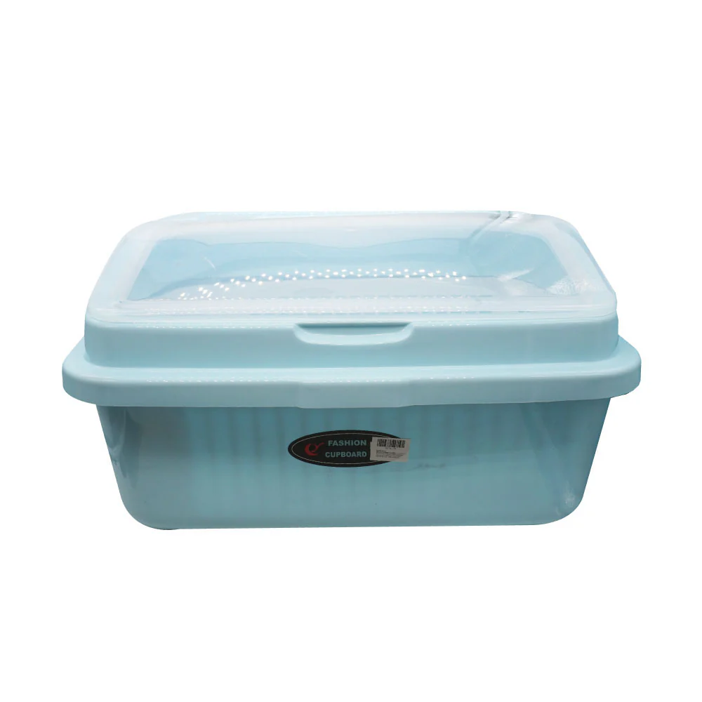 Fashion Cupboard Plastic Anti Dust Covered Dish Rack 57*44*30cm - Image 5