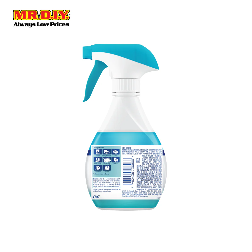 FEBREZE with Ambi Pur Fabric Refresher Extra Strength Spray (370ml) - Image 2