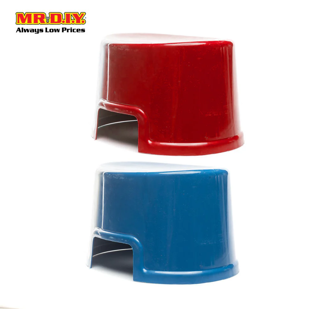 FELTON Low Oval Plastic Stool (34cm X 26cm) - Image 3