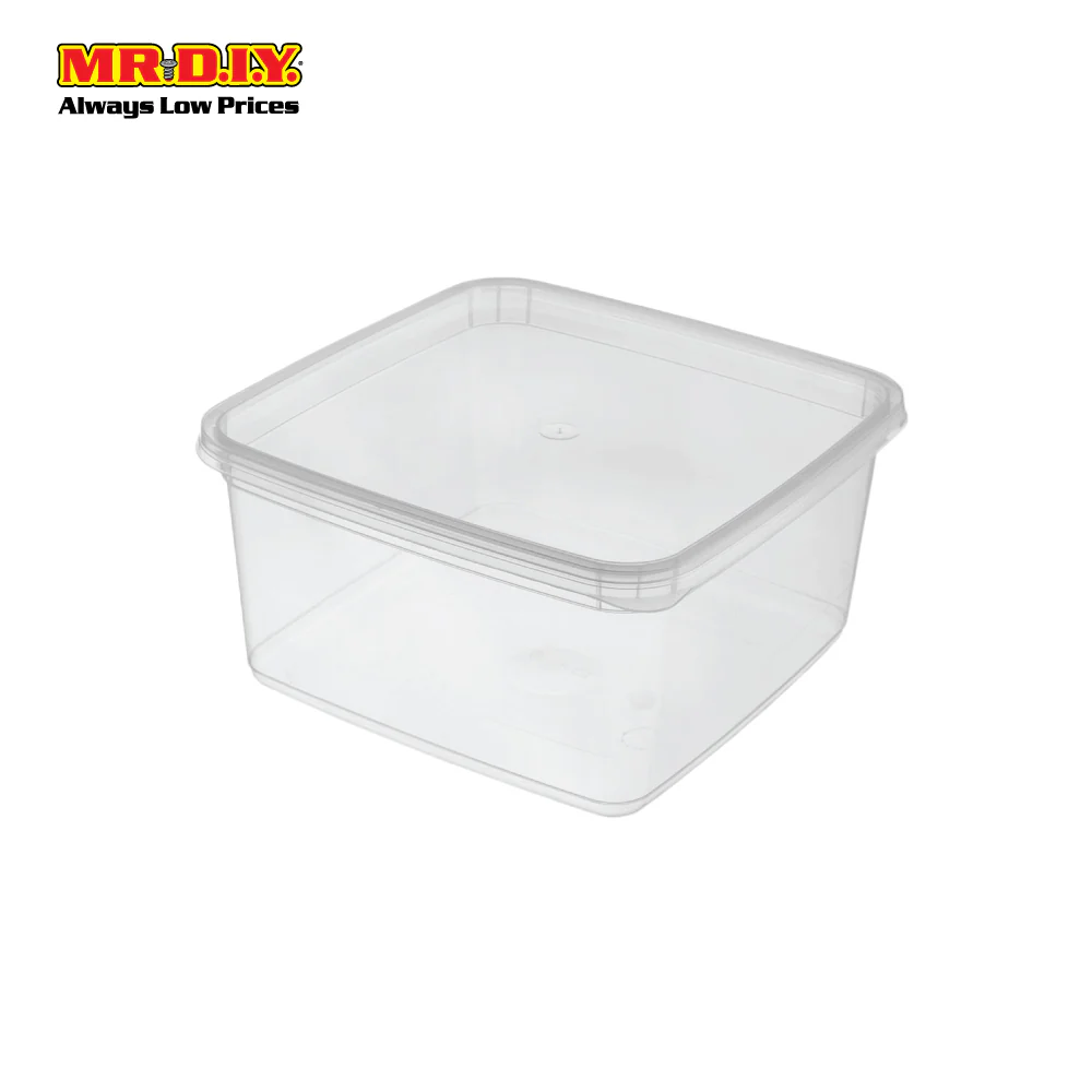 FELTON Microwavable Square Transparent Food Container (5 pieces) - Image 3