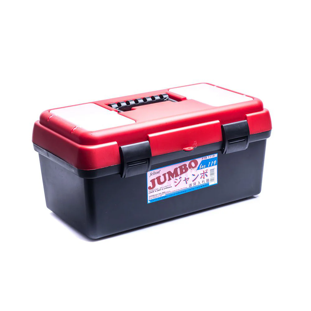 FELTON Plastic Jumbo Tool Box (45cm x24.8cm x 21cm) - Image 5