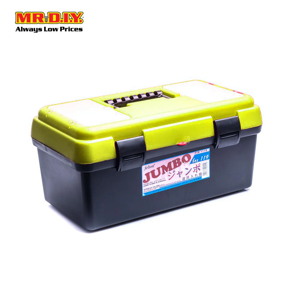 FELTON Plastic Jumbo Tool Box (45cm x24.8cm x 21cm) - Image 6