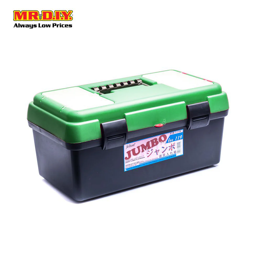 FELTON Plastic Jumbo Tool Box (45cm x24.8cm x 21cm) - Image 8