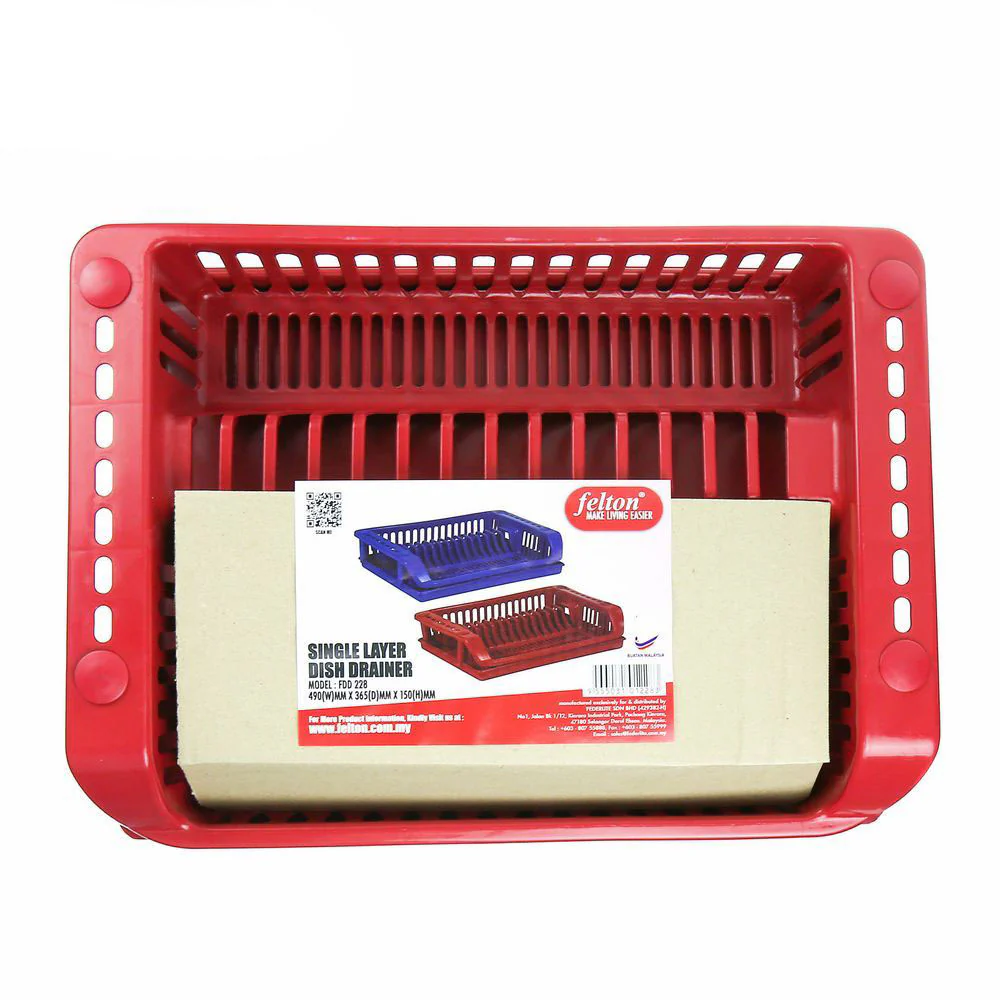 FELTON Plastic Single Layer Dish Drainer - Image 7
