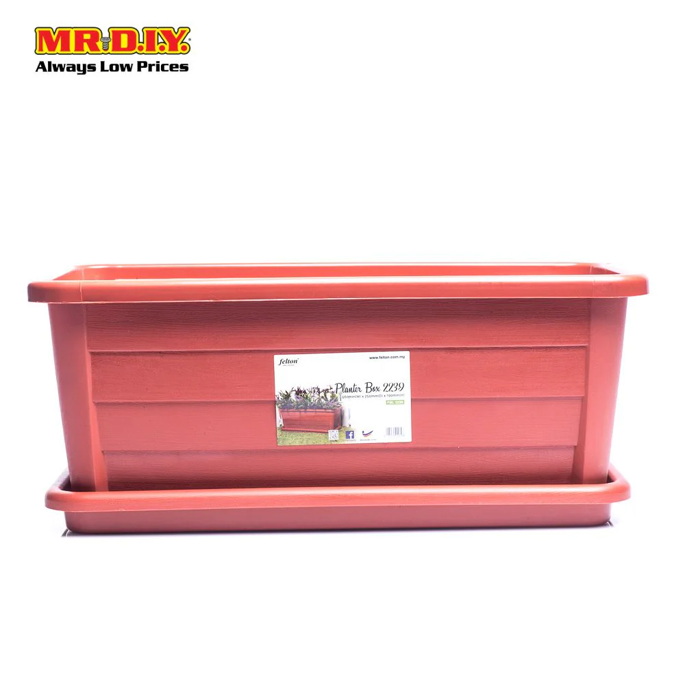 (MR.DIY) FELTON Rectangular Planter Box FBL2239 (1 pc) - Image 2