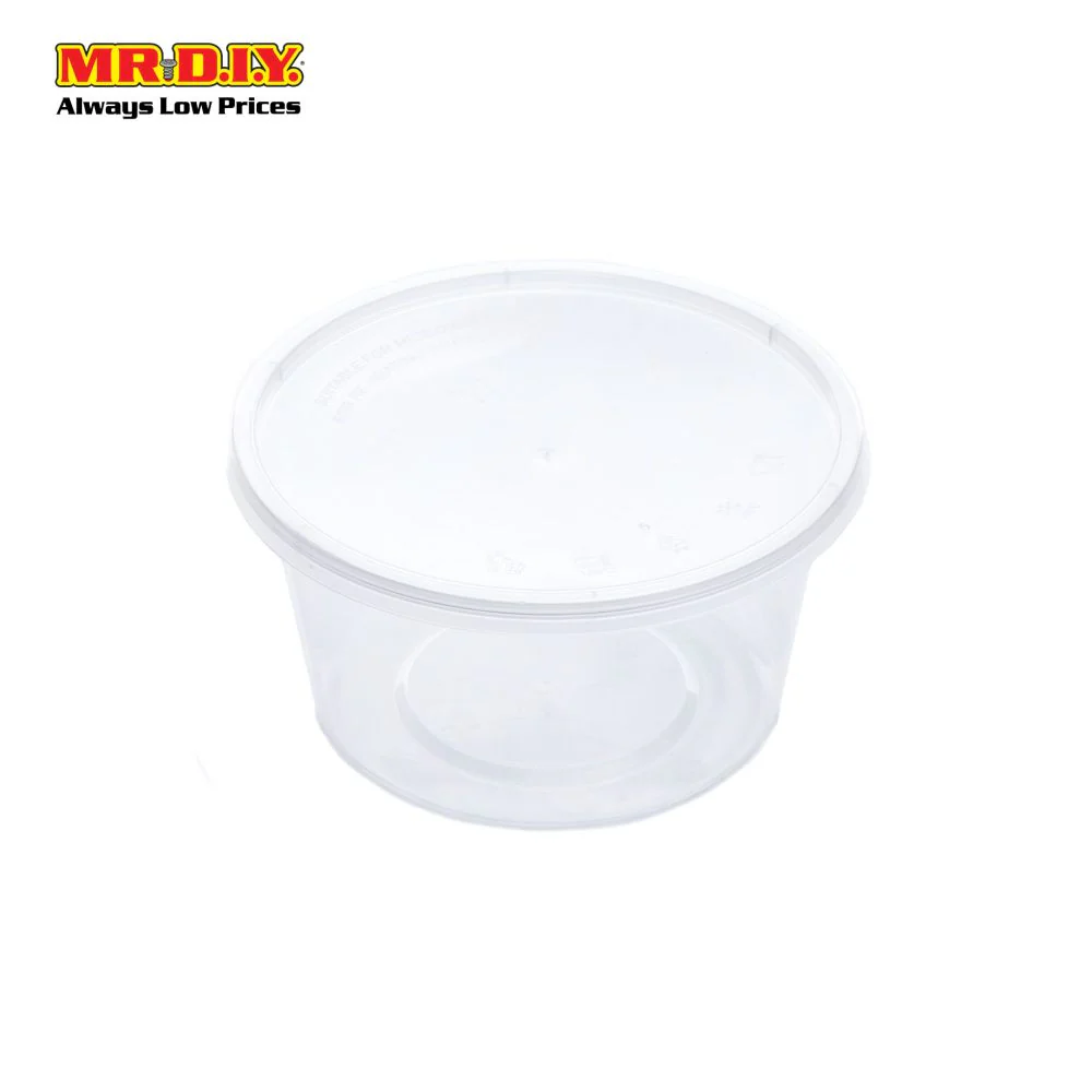 FELTON Round Microwaveable Disposable Food Container (10pcs x 500ml) - Image 4