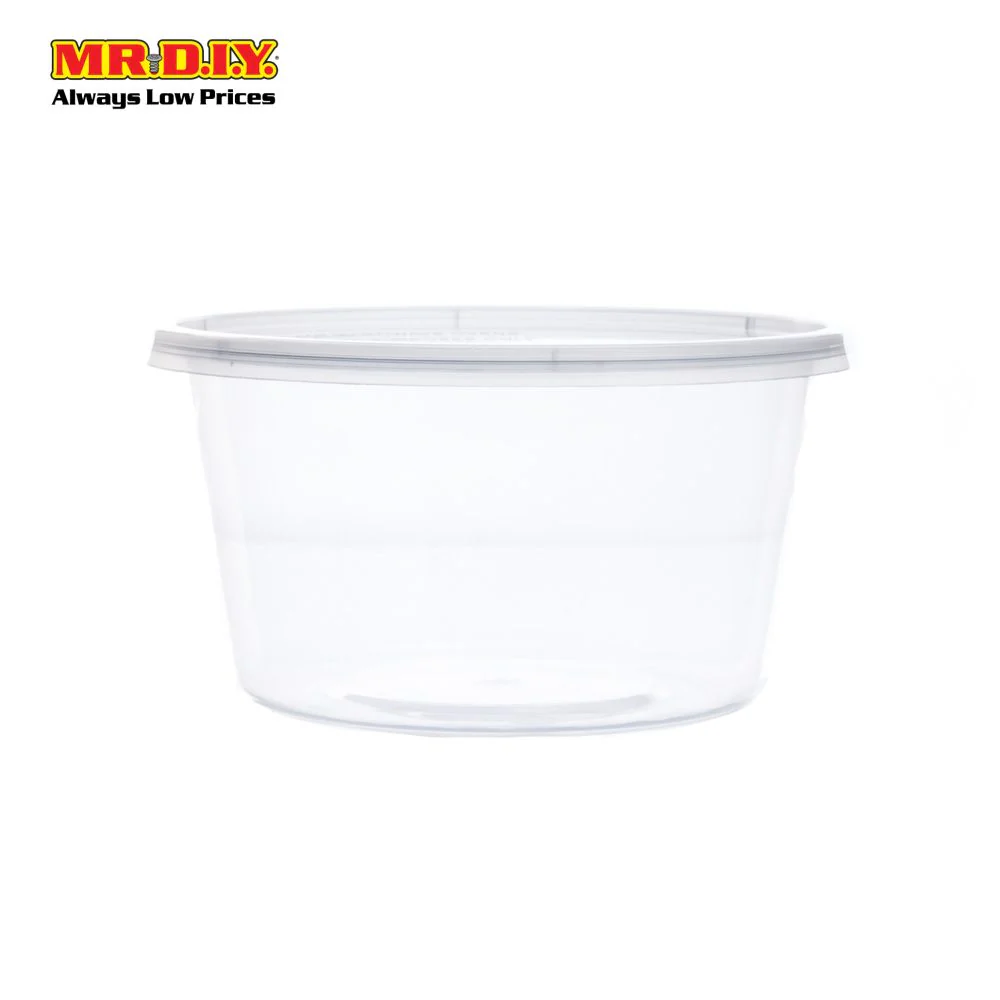 FELTON Round Microwaveable Disposable Food Container (10pcs x 500ml) - Image 5
